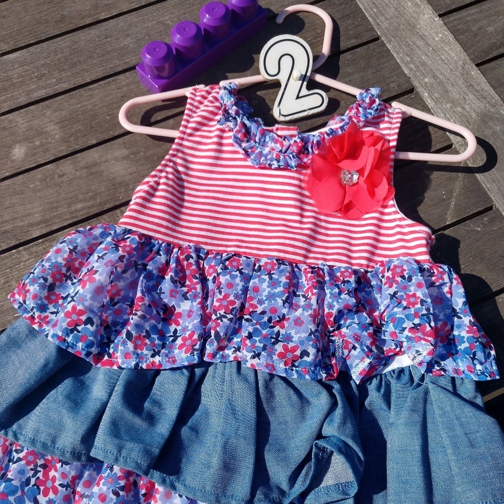 Adorable toddler summer dress2T💐Kids Headquarters
